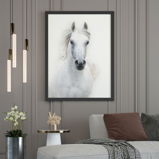 Póster - Caballo blanco