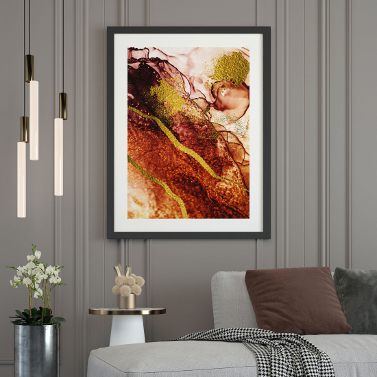 Póster - Efecto marmoleado
