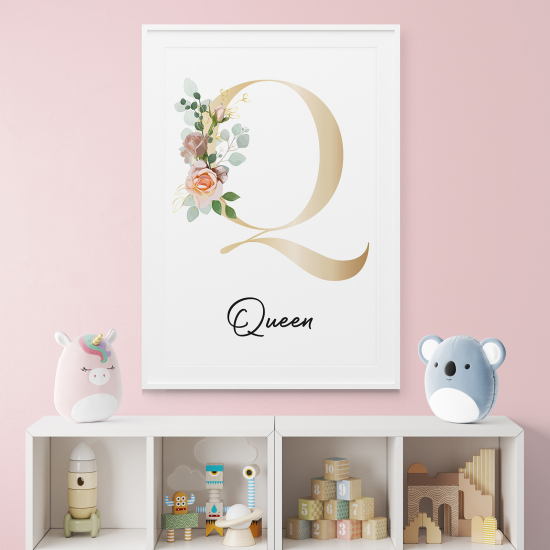 Póster - Letra Q
