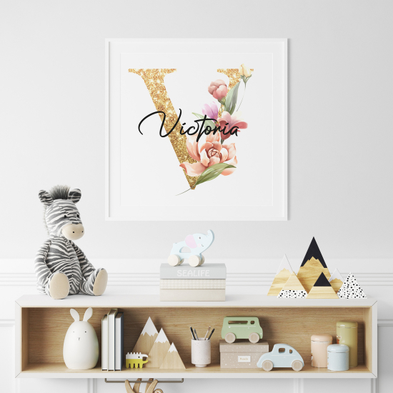 Póster - Letra V