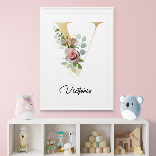 Póster - Letra V
