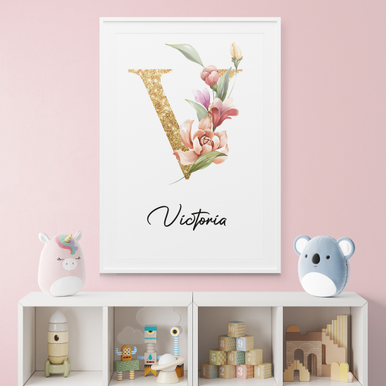 Póster - Letra V