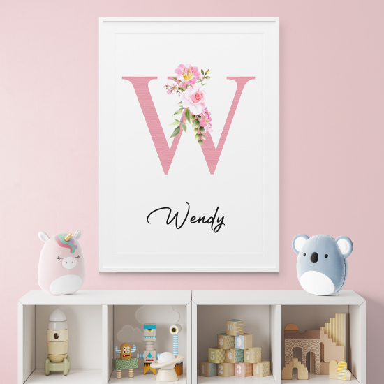 Póster - Letra W