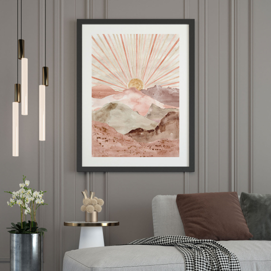 Póster - Paisaje Boho
