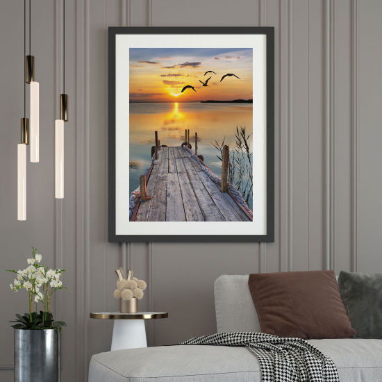 Póster - Paisaje Muelle