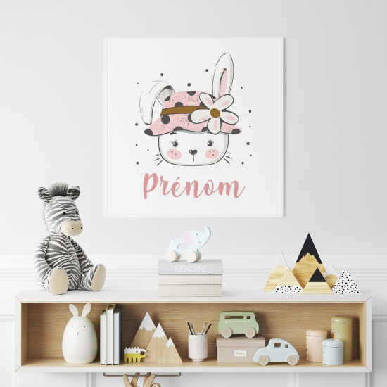 Póster para niños - Infantil personalizado - Conejo
