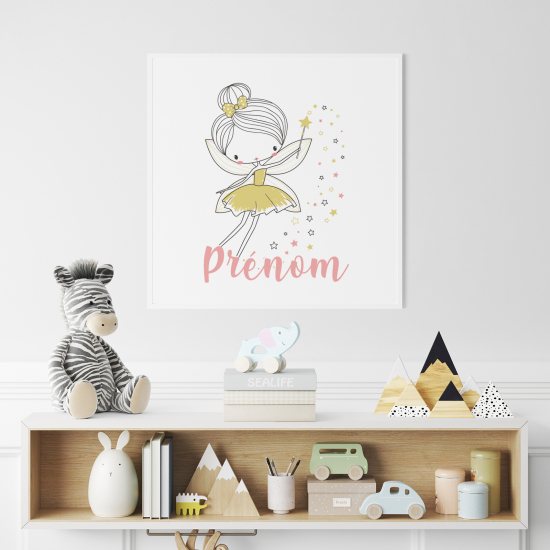 Póster para niños - Infantil personalizado - Hada