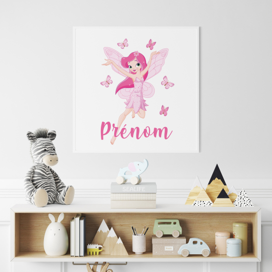 Póster para niños - Infantil personalizado - Hada
