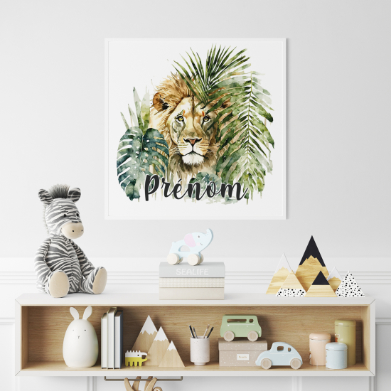 Póster para niños - Infantil personalizado - León