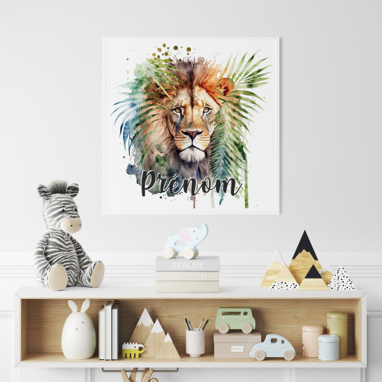 Póster para niños - Infantil personalizado - León