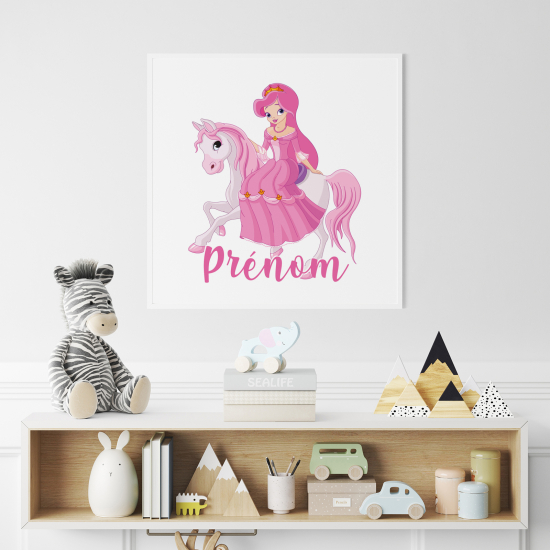 Póster para niños - Infantil personalizado - Princesa