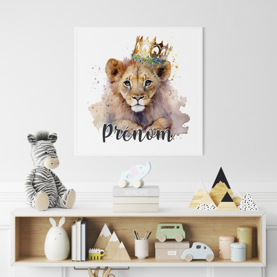 Póster para niños - Infantil personalizado - Rey León