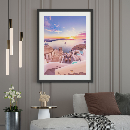 Póster - Santorini Grecia