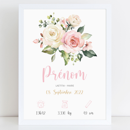 Pósters de nacimiento - Flores
