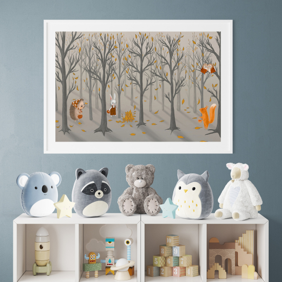 Pósters para niños - Infantil - Animales del bosque