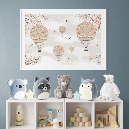 Pósters para niños - Infantil - Globos aerostáticos