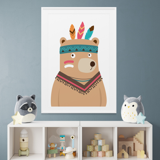 Pósters para niños - Infantil - Oso indio