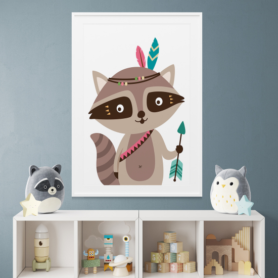 Pósters para niños - Infantil - Zorro indio
