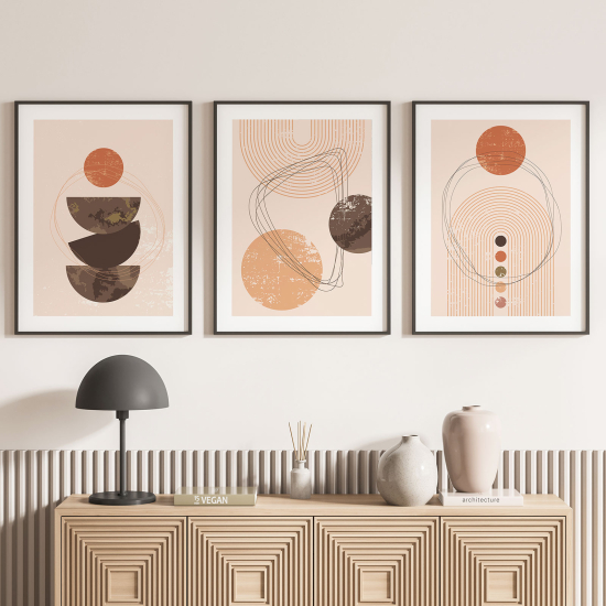 Pósters trípticos - Boho