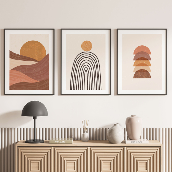 Pósters trípticos - Boho