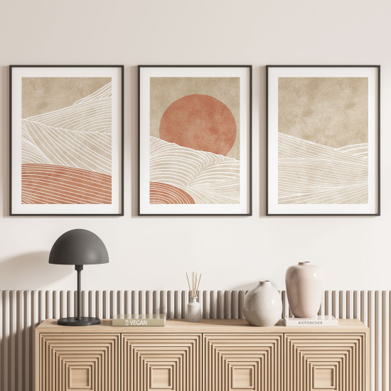 Pósters trípticos - Boho