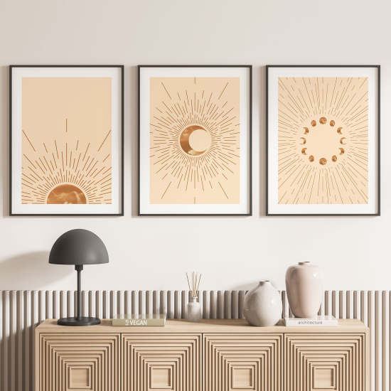 Pósters trípticos - Boho
