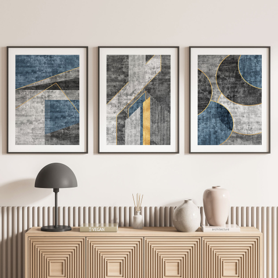 Pósters trípticos - Diseño geométrico