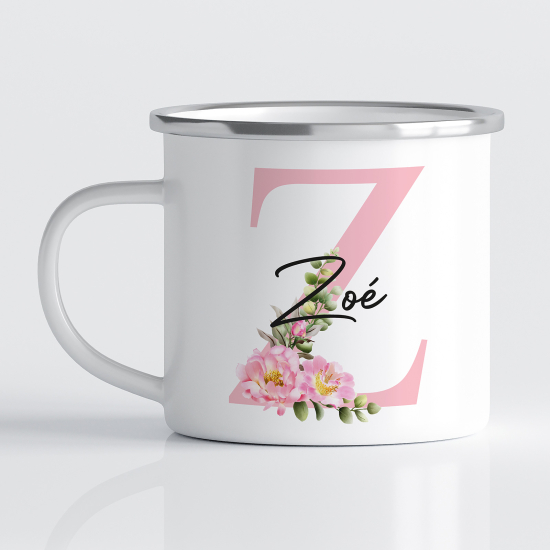 Taza esmaltada personalizada - Letra Z