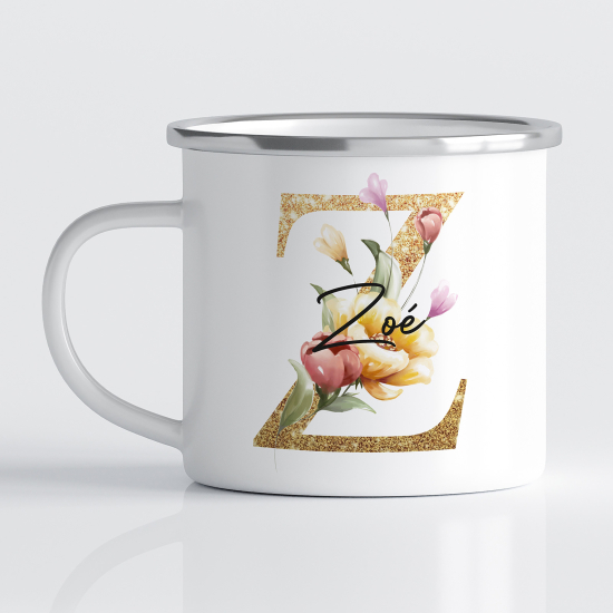 Taza esmaltada personalizada - Letra Z