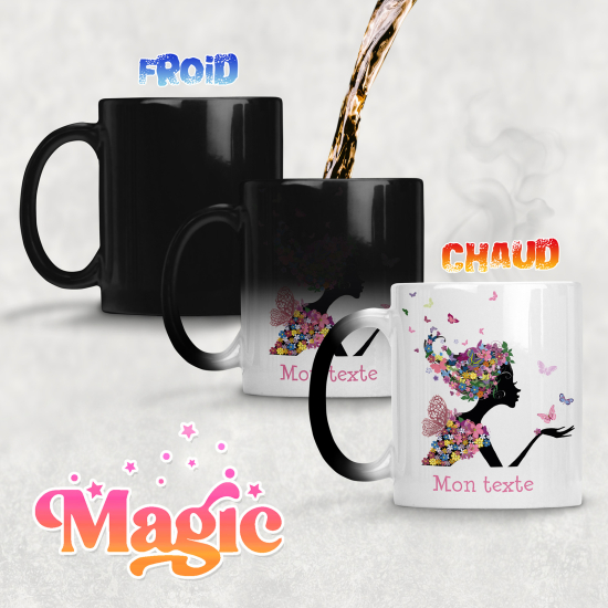 Taza mágica personalizada - Hada Mariposas