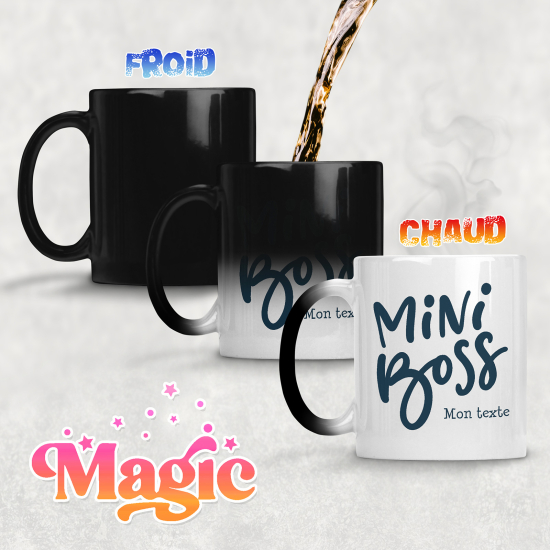Taza mágica personalizada - Jefe