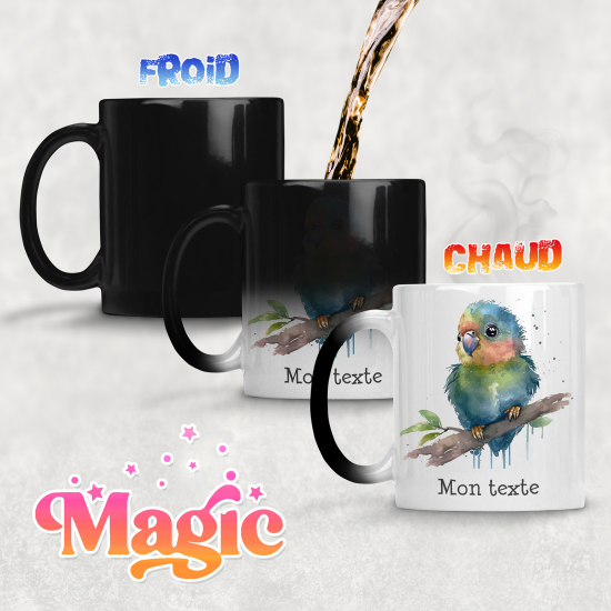 Taza mágica personalizada - Loro