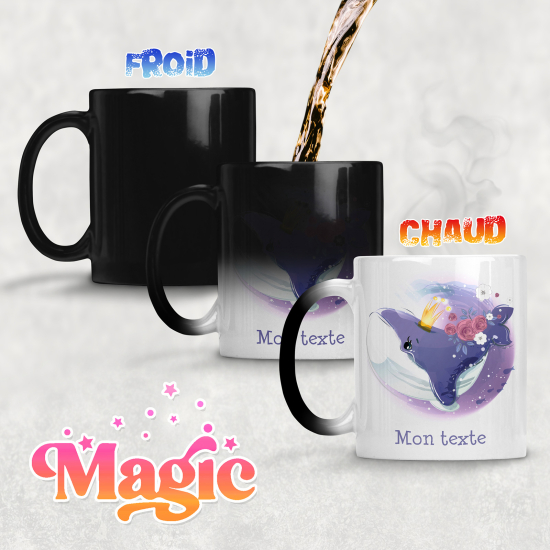 Taza mágica personalizada - Luna