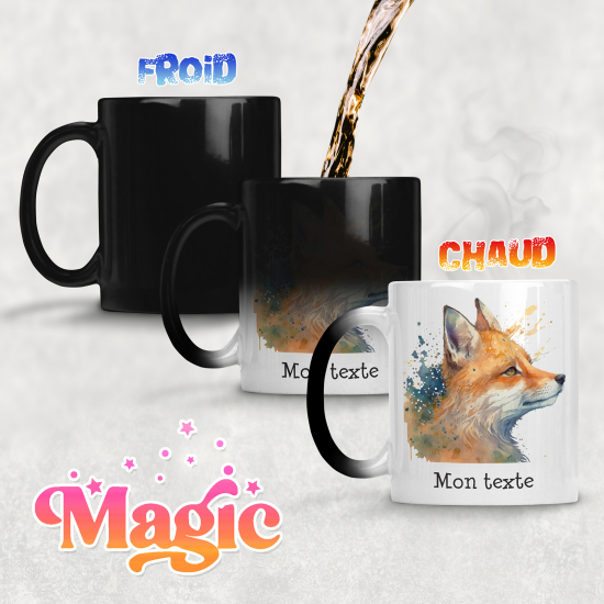 Taza mágica personalizada - Zorro