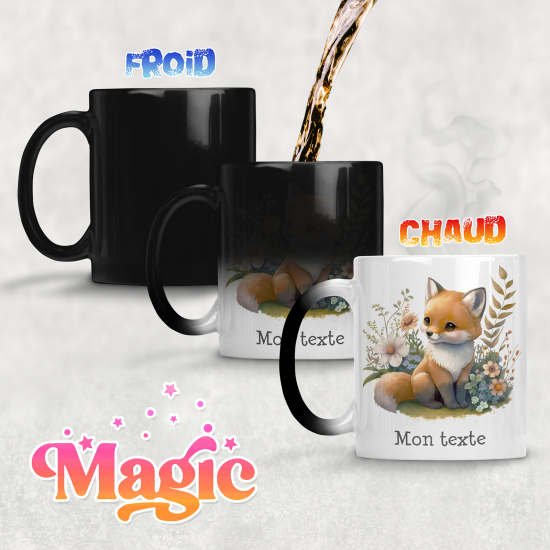 Taza mágica personalizada - Zorro