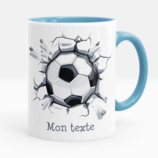 Taza personalizada - Balón de fútbol