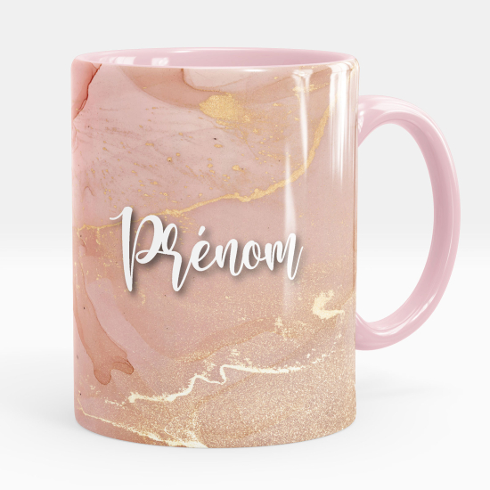 Taza personalizada - Efecto marmoleado