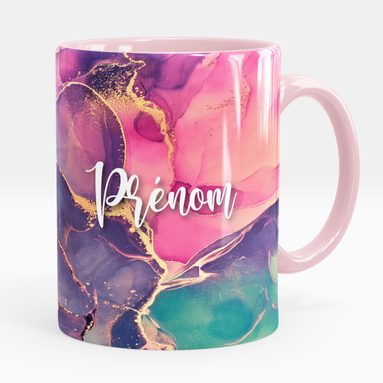 Taza personalizada - Efecto marmoleado