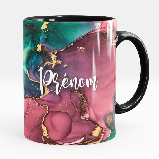 Taza personalizada - Efecto marmoleado
