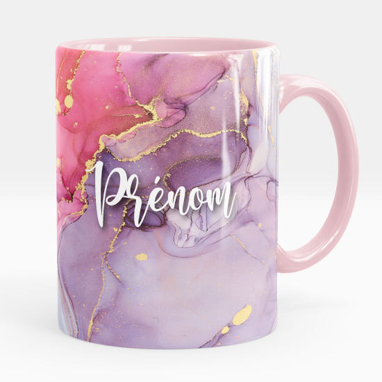 Taza personalizada - Efecto marmoleado