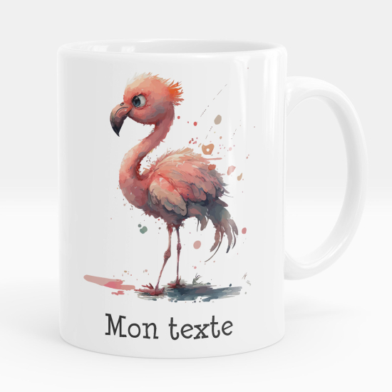 Taza personalizada - Flamenco rosa
