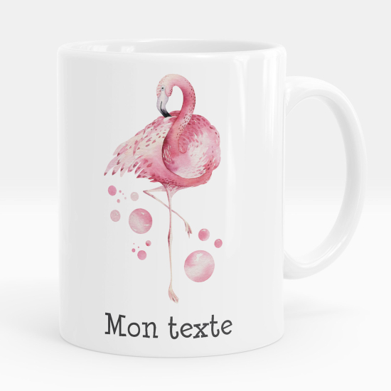 Taza personalizada - Flamenco rosa