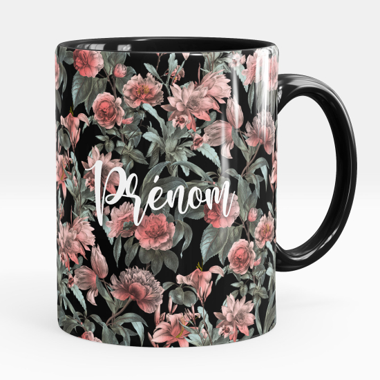 Taza personalizada - Flores