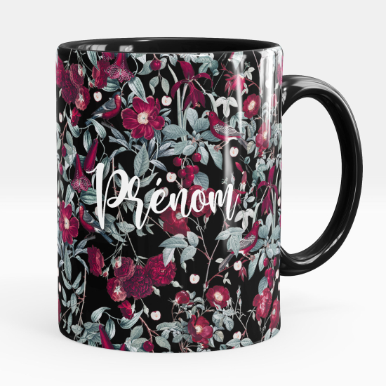 Taza personalizada - Flores