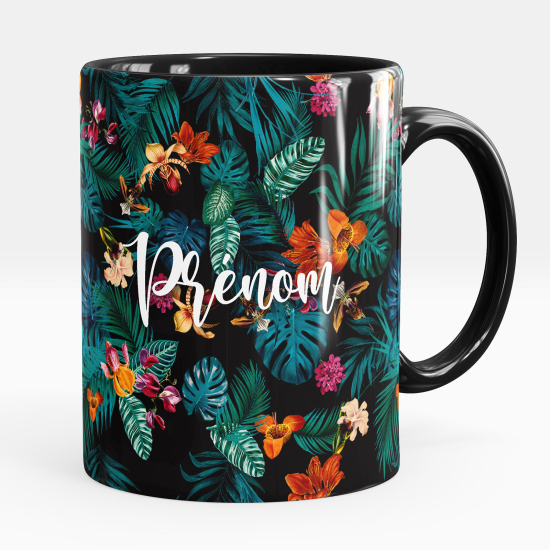 Taza personalizada - Flores
