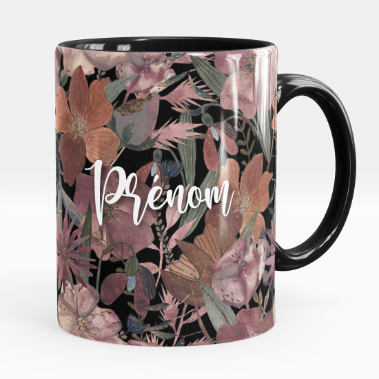 Taza personalizada - Flores