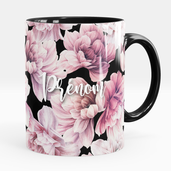 Taza personalizada - Flores