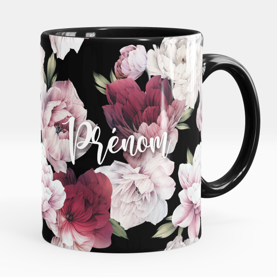 Taza personalizada - Flores