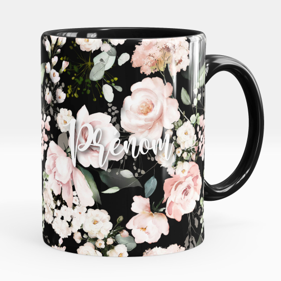 Taza personalizada - Flores