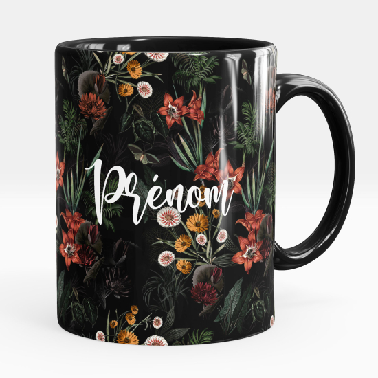 Taza personalizada - Flores